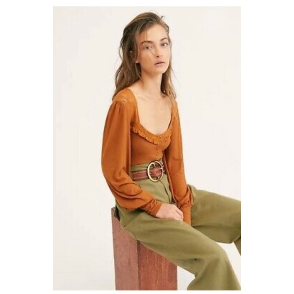 Free People kisin Kate top copper M B3